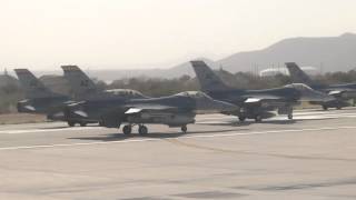 F16 Fighters Interupt Our Flight [upl. by Ritz]