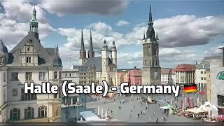 Halle Saale Tour  Saxony Anhalt  Germany 🇩🇪 halle leipzig saale travel deutschland [upl. by Essila653]