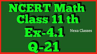 Chapter 4 Ex 41 q21 Principle Of Mathematical Induction Class 11 NCERT MATHS [upl. by Uoliram]