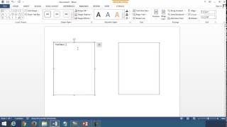 Linking Text Boxes in Microsoft Word [upl. by Sadick832]