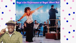 Raye Live at the Royal Albert Hall Reaction [upl. by Orelee]