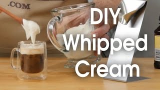 DIY whipped cream in 60 seconds [upl. by Reggy]