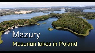 Mazury z lotu ptaka Masurian Lakes 4K in Poland Wakacje 2022 w Polsce [upl. by Nyrtak410]