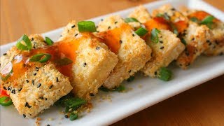 Crispy Sesame Tofu Easy amp Vegan [upl. by Lleon925]