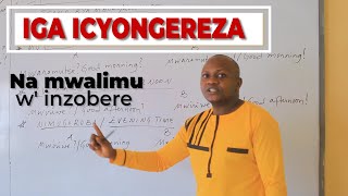 Eng 1 Iga Icyongereza vuba na mwalimu w inzobere mu gihe gito [upl. by Anilac]