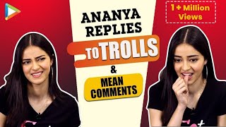 Ananya Panday Responds To TROLLS amp MEAN Comments  So [upl. by Murage67]