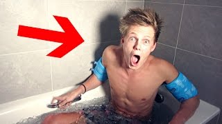 Caspar Lee  BRAIN FREEZE CHALLENGE [upl. by Arlee]