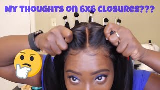 6x6 Closure  Are they better than Frontals  Triple Diamond Hair [upl. by Yci]