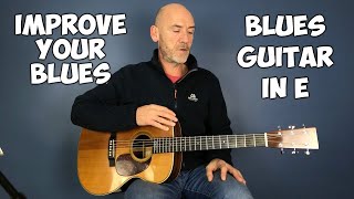 Blues guitar lesson in E [upl. by Naitsabas]