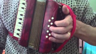 Hohner Mignon 8 bass piano accordion tutorial Clementine [upl. by Zaremski]