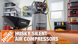 Husky Silent Compressors  The Home Depot [upl. by Suzanne]