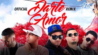 OnellFlow Ft Pusho Randy Jowell Ozuna Nio Garcia  Darte Amor Remix Letra Oficial [upl. by Baseler540]