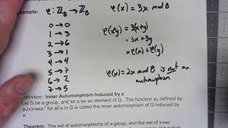 Abstract Algebra 65 Automorphisms [upl. by Ortrud759]