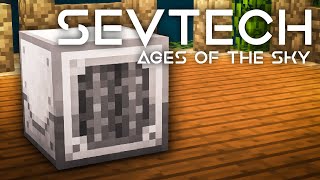 SevTech Ages of the Sky Ep 31 Easy Mob Farming [upl. by Inahpit953]