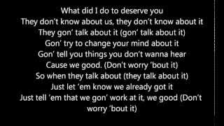 Chris Brown Ft Aaliyah  Dont Think They Know Lyrics on Screen [upl. by Nosak579]