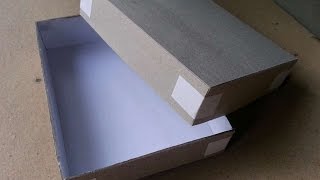 How To Make Easy Cardstock Gift Box  DIY Crafts Tutorial  Guidecentral [upl. by Nnilsia]