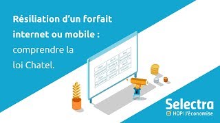 Résilier son forfait internet ou mobile avant la fin de son engagement avec la Loi Châtel [upl. by Lohrman538]