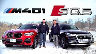 2019 BMW X4 M40i vs Audi SQ5  Performance SUV FaceOff [upl. by Ardeed]