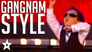 4 Year Old Kid Tristan Dances Gangnam Style on Belgiums Got Talent  Got Talent Global [upl. by Losiram]