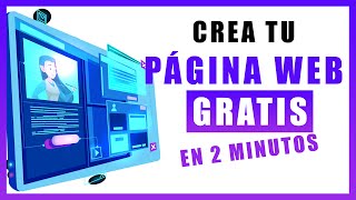 Cómo crear una PÁGINA WEB GRATIS en menos de 2 minutos 🚀2025 ⚡️Profesional Rápido y Seguro ✅ [upl. by Siloum]