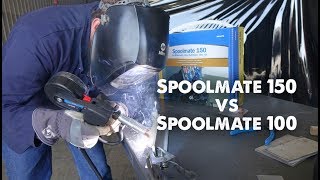 Miller Spoolmate 150 vs 100 Review amp Demo [upl. by Gwenette]