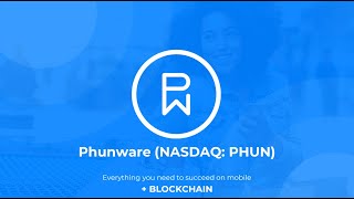 Phunware NASDAQ PHUN  MaaS Plus Blockchain [upl. by Naamana]