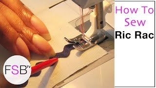 How to Sew Ric Rac [upl. by Nivlek]