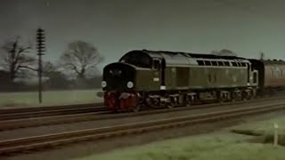 Vintage railway film  British Locomotives  1959 [upl. by Bonnell]