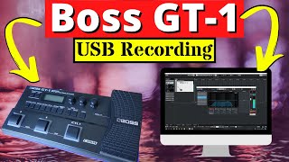 Boss GT1 Direct USB Recording Tutorial in Cubase [upl. by Urbanus]