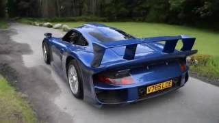 Porsche 911 GT1 Accelerations and Sounds [upl. by Labotsirc]