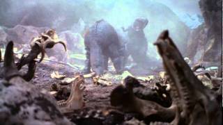 Disneys Fantasia 1940 TRex vs Stegosaurus Dinosaur Battle [upl. by Secnirp]