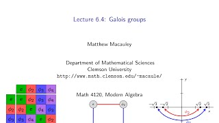 Visual Group Theory Lecture 64 Galois groups [upl. by Ax]