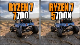 Ryzen 7 7700 vs 5700X Performance Showdown [upl. by Nehepts]