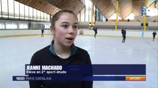 Une journée avec les patineuses de sport étude de Font Romeu [upl. by Llevram98]