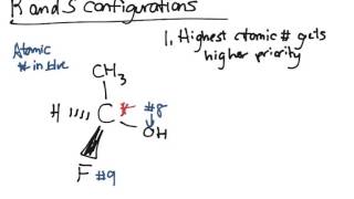 Naming Chiral Centers R and S Configurations [upl. by Vida]