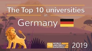 Meet Germanys Top 10 Universities 2019 [upl. by Zonnya828]