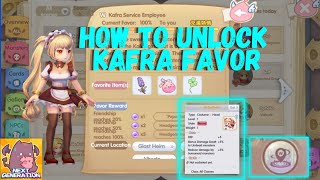 How to Unlock Kafra Favor  RAGNAROK X NEXT GENERATION [upl. by Peyter346]