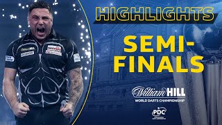 RECORDBREAKING FINISHING  SemiFinal Highlights  202021 William Hill World Darts Championship [upl. by Nnairet679]