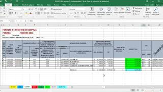 ASIENTO CONTABLE DE CENTRALIZACIÓN DEL REGISTRO DE COMPRAS AL LIBRO DIARIO  2020 [upl. by Stanislas]