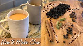 How To Make Chai Tea  Indian Tea [upl. by Juan]