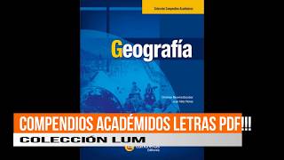 COMPENDIOS ACADÉMICOS LUMBRERAS COMPLETO EN PDF AZULES [upl. by Jet]