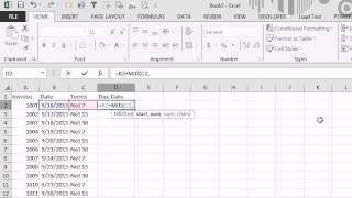 CFO Learning Pro  Excel Edition  quotCalculate Due Datesquot  Issue 87 [upl. by Ynahteb]