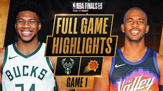 BUCKS at SUNS  FULL GAME 1 NBA FINALS HIGHLIGHTS  July 6 2021 [upl. by Moyna]