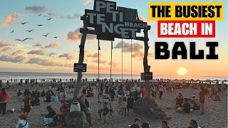 Bali Seminyak Beach Walking Tour Busiest Beach in Bali [upl. by Nolan88]