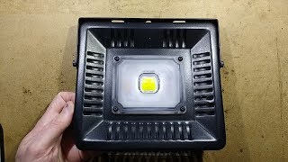 Inside a superslim 50W LED floodlight [upl. by Campney]