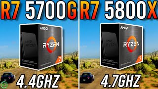 Ryzen 7 5700G vs Ryzen 7 5800X  Tested in 2023 [upl. by Imar]