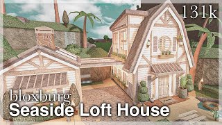 Bloxburg  Seaside Loft House Speedbuild [upl. by Sudoeht820]