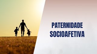 Paternidade socioafetiva [upl. by Noizneb]