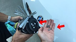 AC CLUTCH GAP ADJUSTMENT SPECS [upl. by Helenka]