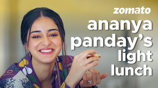 Actor Ananya Panday Loves This Dish Like Anything ❤️  Lunch With Ananya Panday amp Family  Zomato [upl. by Nowaj]